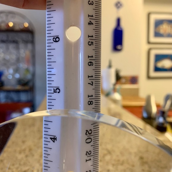 Japanese Hoya Crystal Circular Slab of clear gorgeous crystal! - Picture 6 of 10